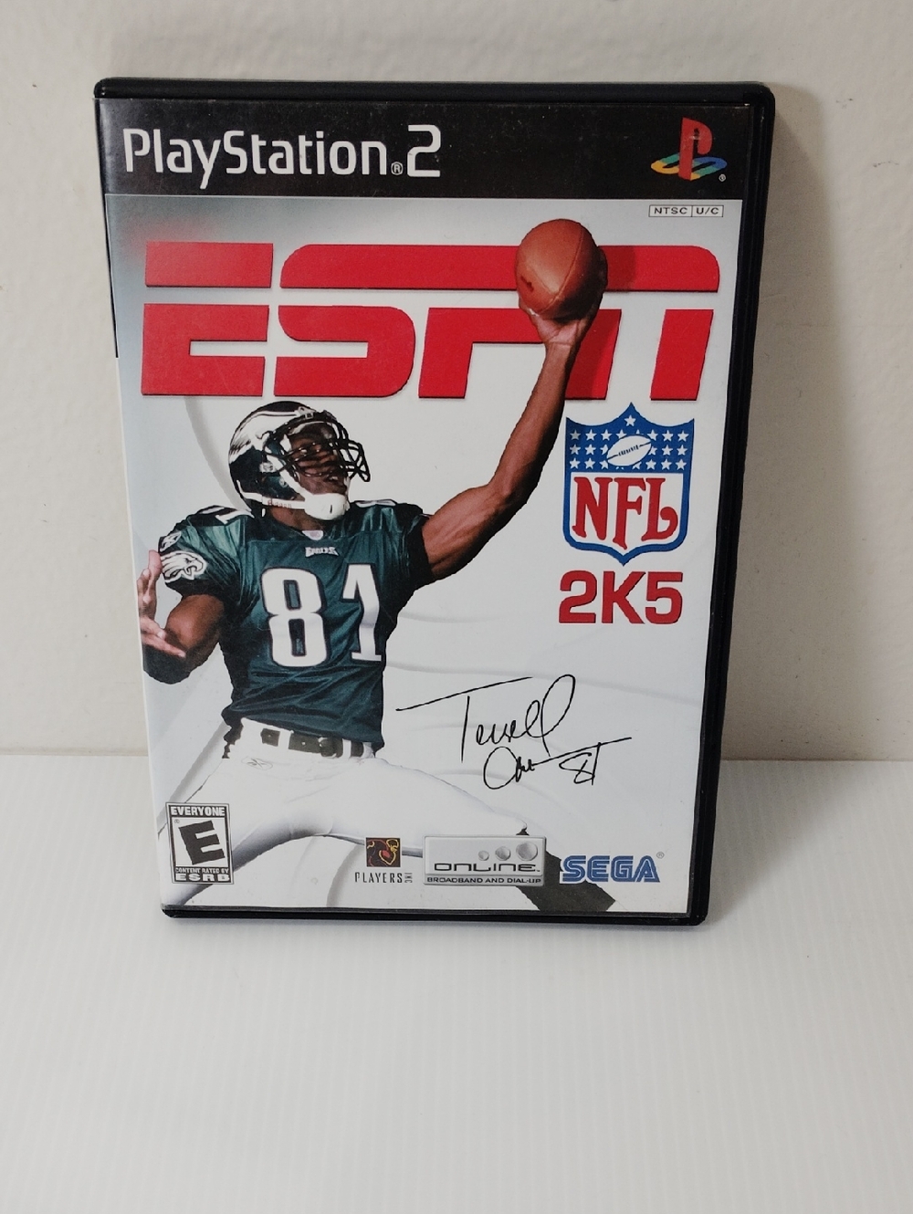 PlayStation 2 ESPN NFL 2K5 Video Game - White & Red Cover